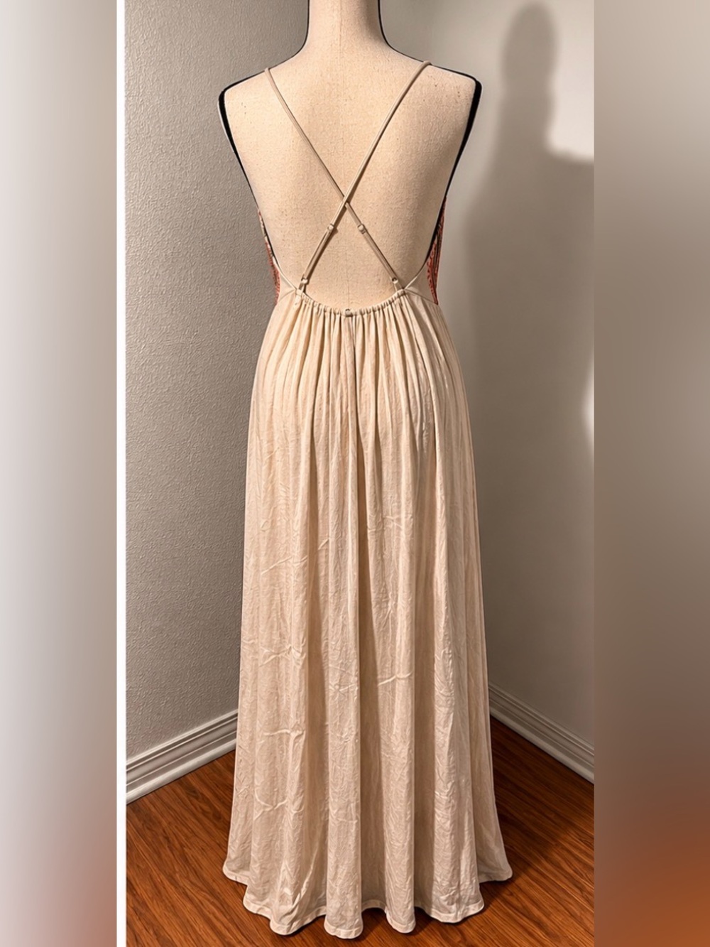 Lovestitch Cream Embroidered Maxi Dress - Picture 2 of 10